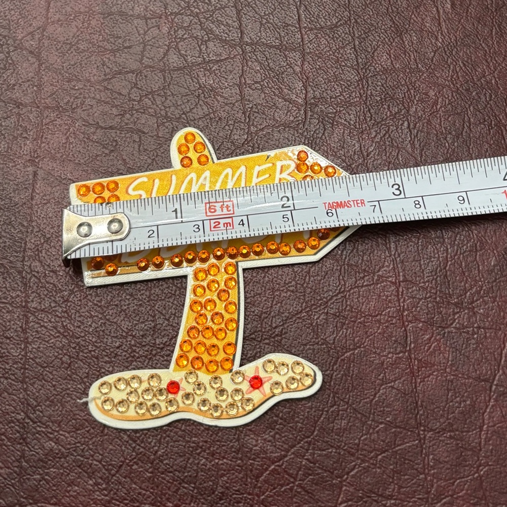 Summer Beach Rhinestone Magnet - Picture 3 of 3